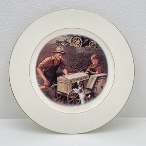 John Deere Vintage 1992 Walter Hinton Big Wheels Collectible Decorative Plate